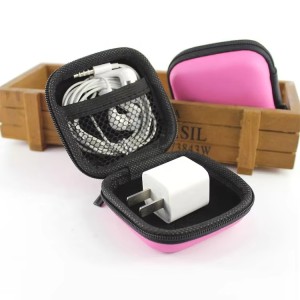 Colorful Design Mini Hard Shell Case Wireless Earphone Carrying Box Headset Headphone Carrier - Case Only
